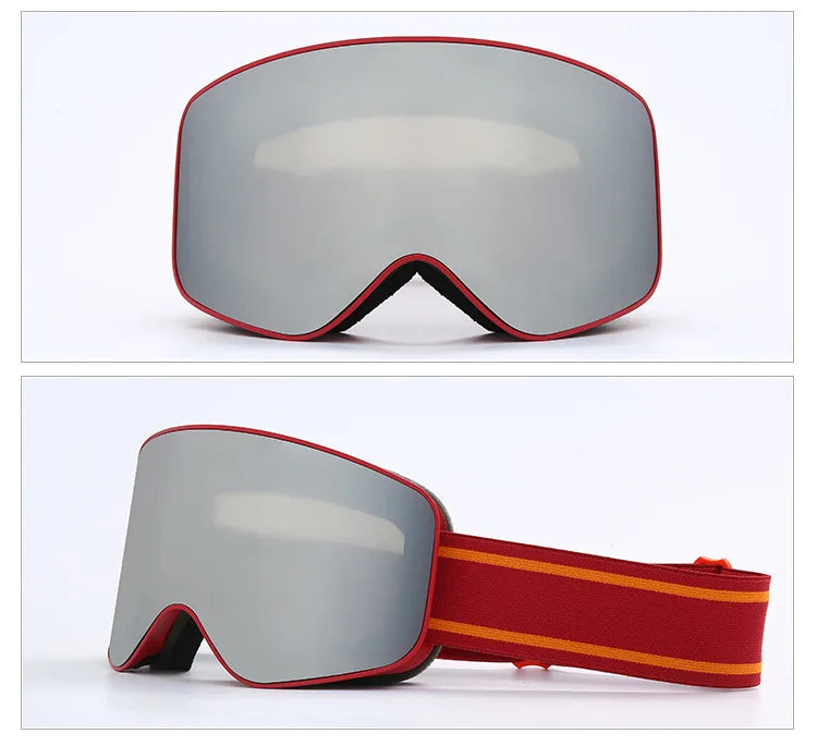 Masque Ski Snowboard UV400 - Double Anti-Buée Cylindrique Unisexe - Lencensa 