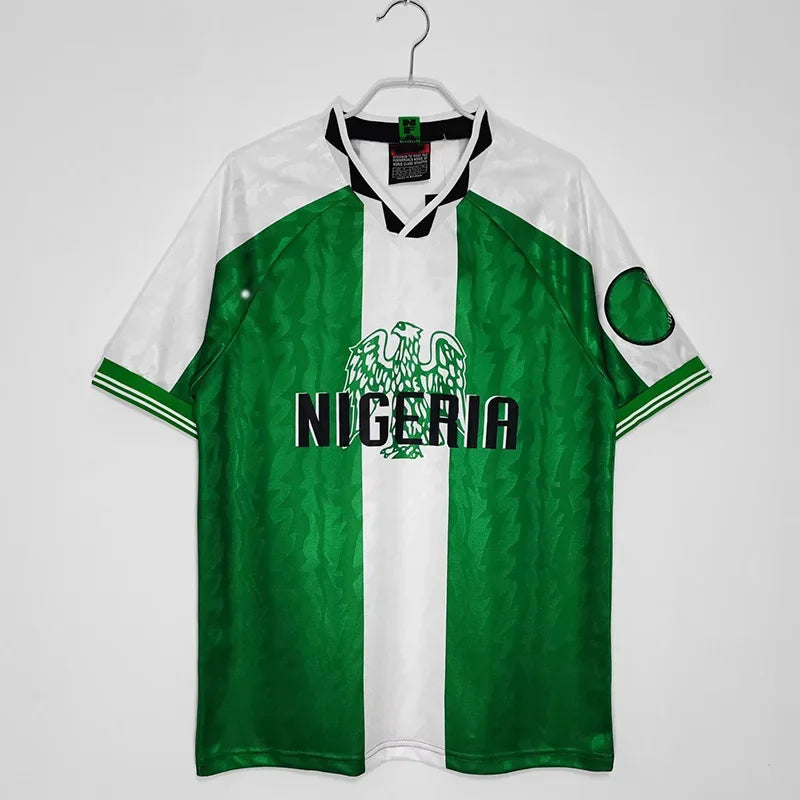 Maillot Nigeria 1996 Vintage - Rétro Classique Unisexe - Lencensa 