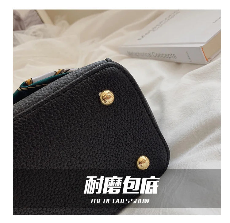 Sac Birkin imprimé écharpe 2025 pour femmes, sac à main à bandoulière en relief à ailes, fourre-tout de luxe à poignée supérieure avec serrure, sac à bandoulière élégant - Lencensa 