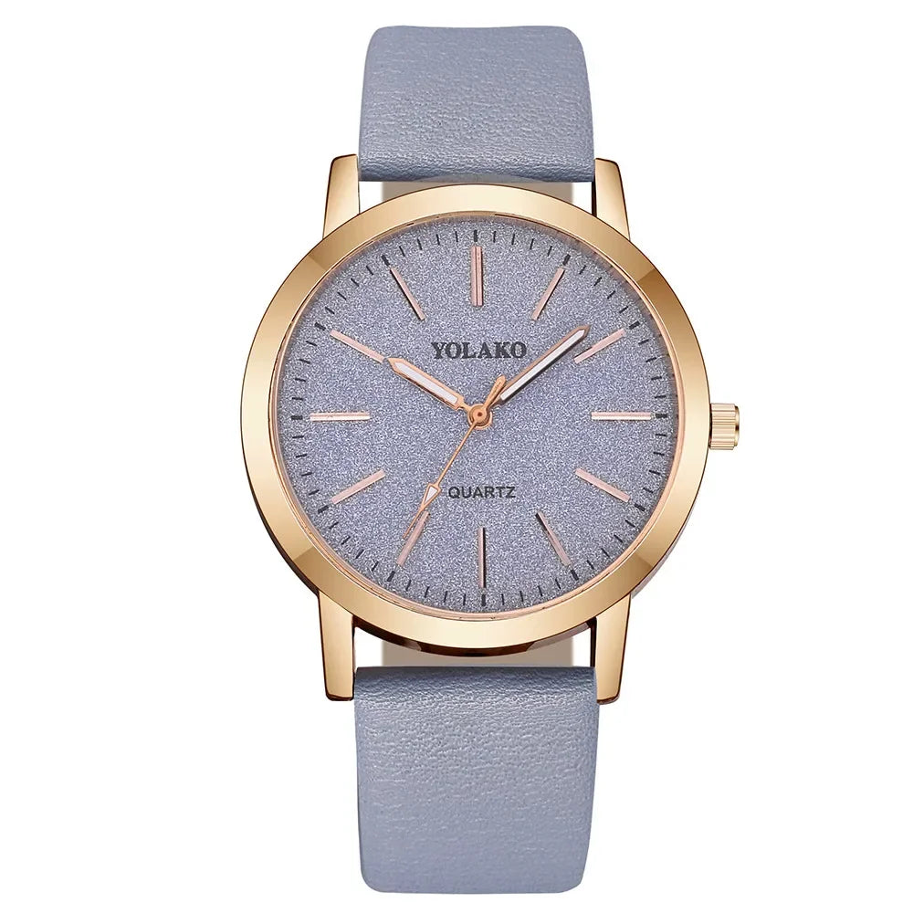 Femmes montres marque de luxe mode dames Montre Reloj Mujer Montre en cuir femmes Femme montres à Quartz Montre Femme