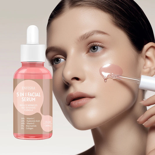 Sérum Visage Lencensa - Collagène + Acide Hyaluronique + Niacinamide Multi-Actifs