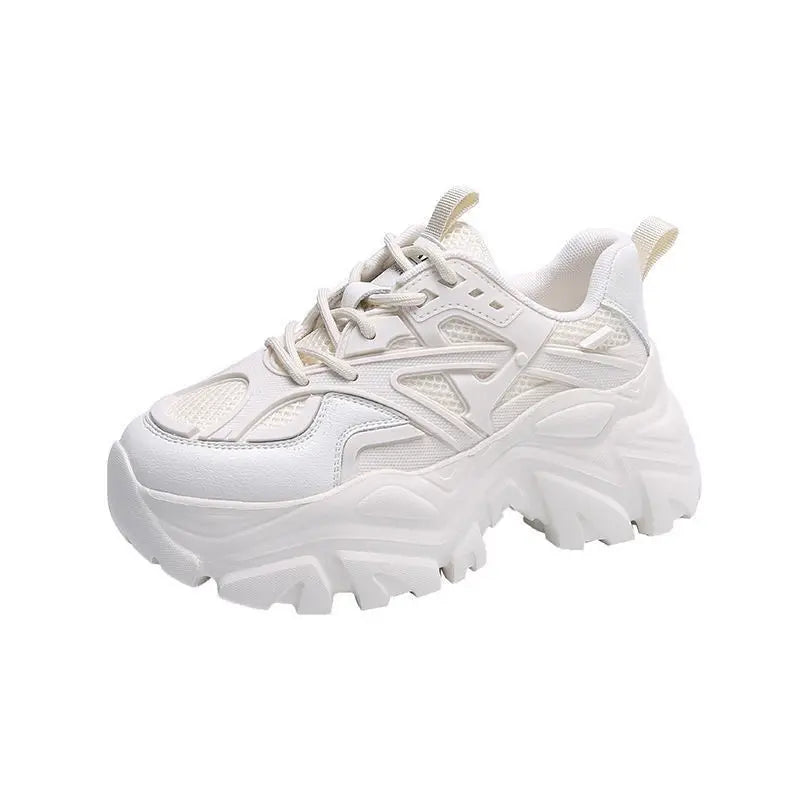 Baskets Femme Plateforme - Chaussures Sport Décontractées Été
