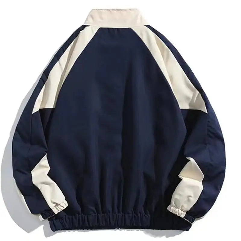 Veste Varsity Premium Lencensa - Hip Hop Patchwork Unisexe - Qualité Exceptionnelle