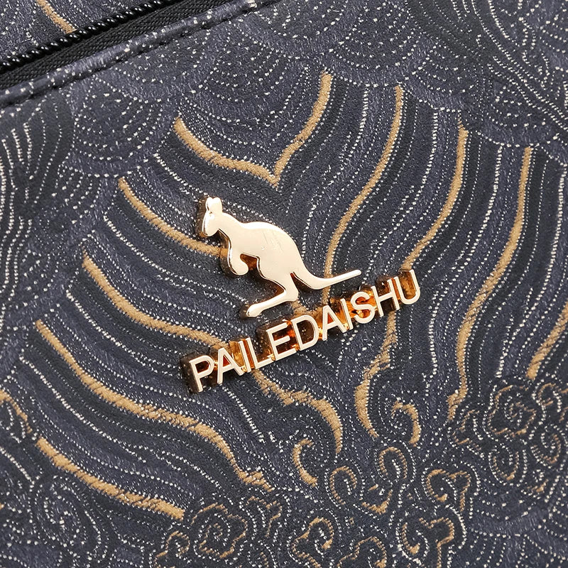 Sac à Main en Cuir de Luxe pour Femme, Sacoche de Marque Authentique, de Styliste, à Bandoulière, Multicouche, 03 Utilisation