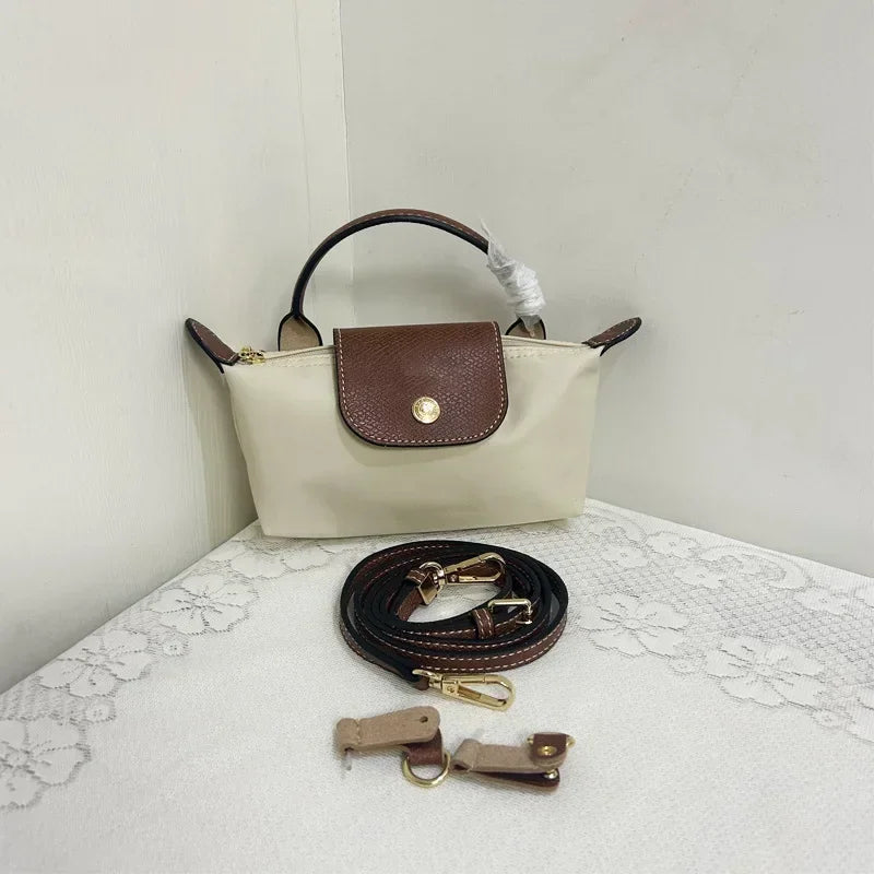 France Mini sac à main en nylon sans perforation une épaule femmes sac multifonctionnel printemps automne boulettes sac