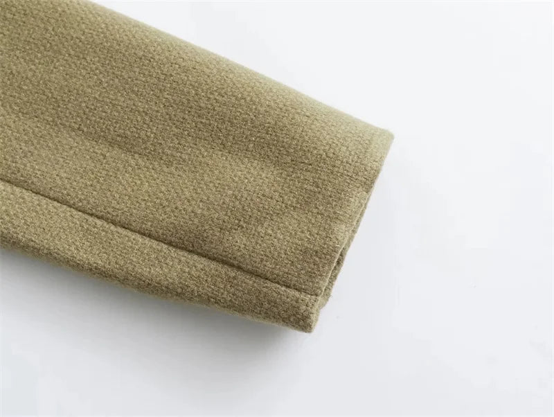 MUJER Tweed veste courte femme à manches longues veste Vintage femme mode bouton vestes élégantes pour les femmes nouveau en manteaux courts - Lencensa 