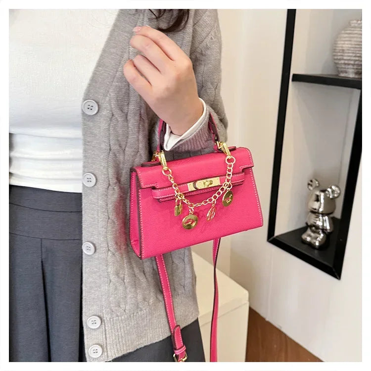 2025 Sac fourre-tout en cuir de luxe pour femme – Sac à main à bandoulière minimaliste, sac de travail de qualité supérieure pour petits lots et essentiels de bureau - Lencensa 