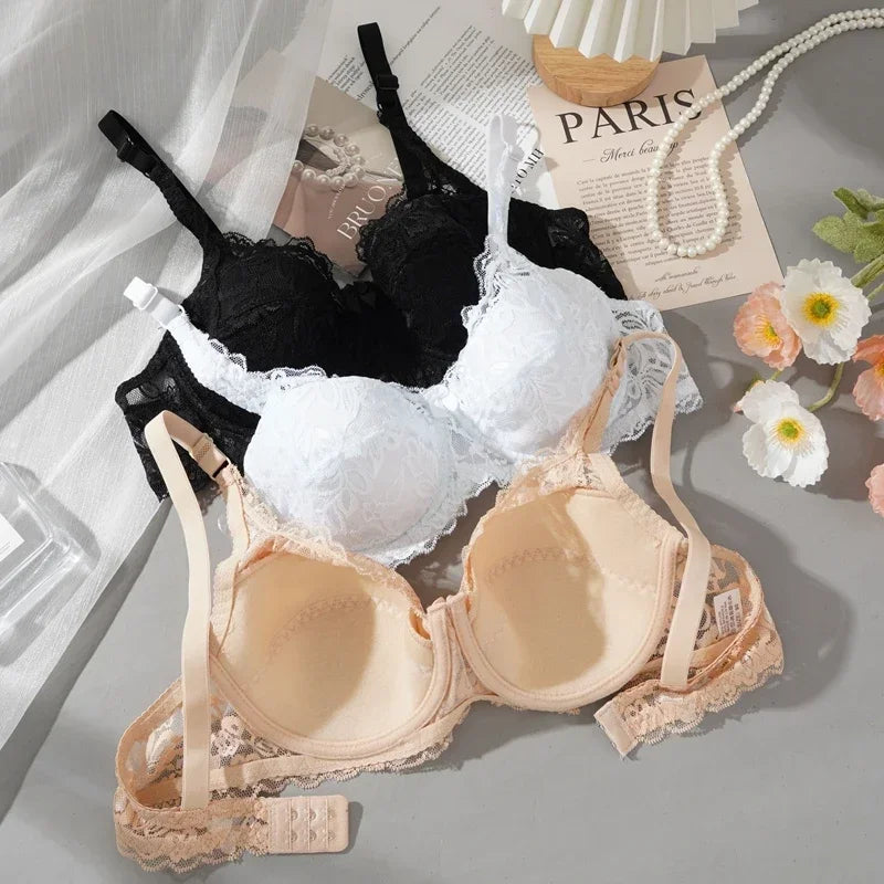 Soutien-Gorge Femme Dentelle - Grande Taille Bonnet C/D - Lencensa 