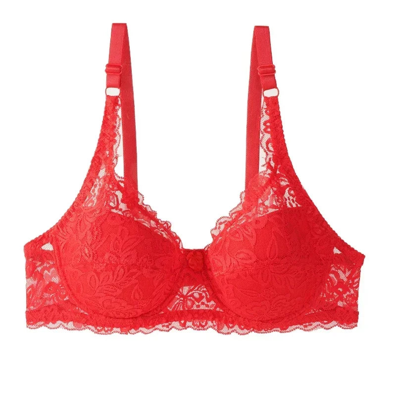 Soutien-Gorge Femme Dentelle - Grande Taille Bonnet C/D - Lencensa 