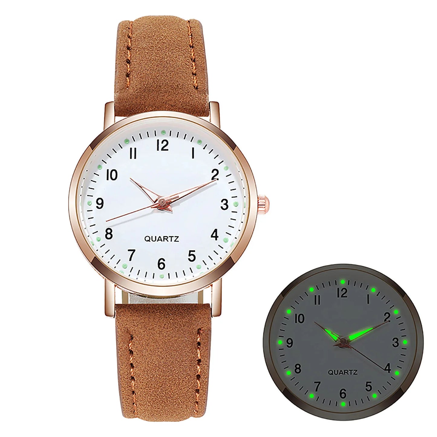 Reloj Mujer montre de mode pour femmes ceinture en cuir montres dames de luxe analogique Quartz lumineux montre-bracelet horloge Relogio Feminino