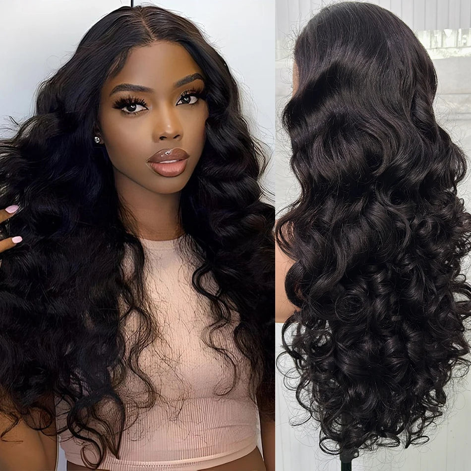 100% cheveux vierges brésiliens bruts Double dessiné vague rebondissante 13x4 dentelle frontale perruque 250% densité 4X4 HD dentelle fermeture porter et aller perruques