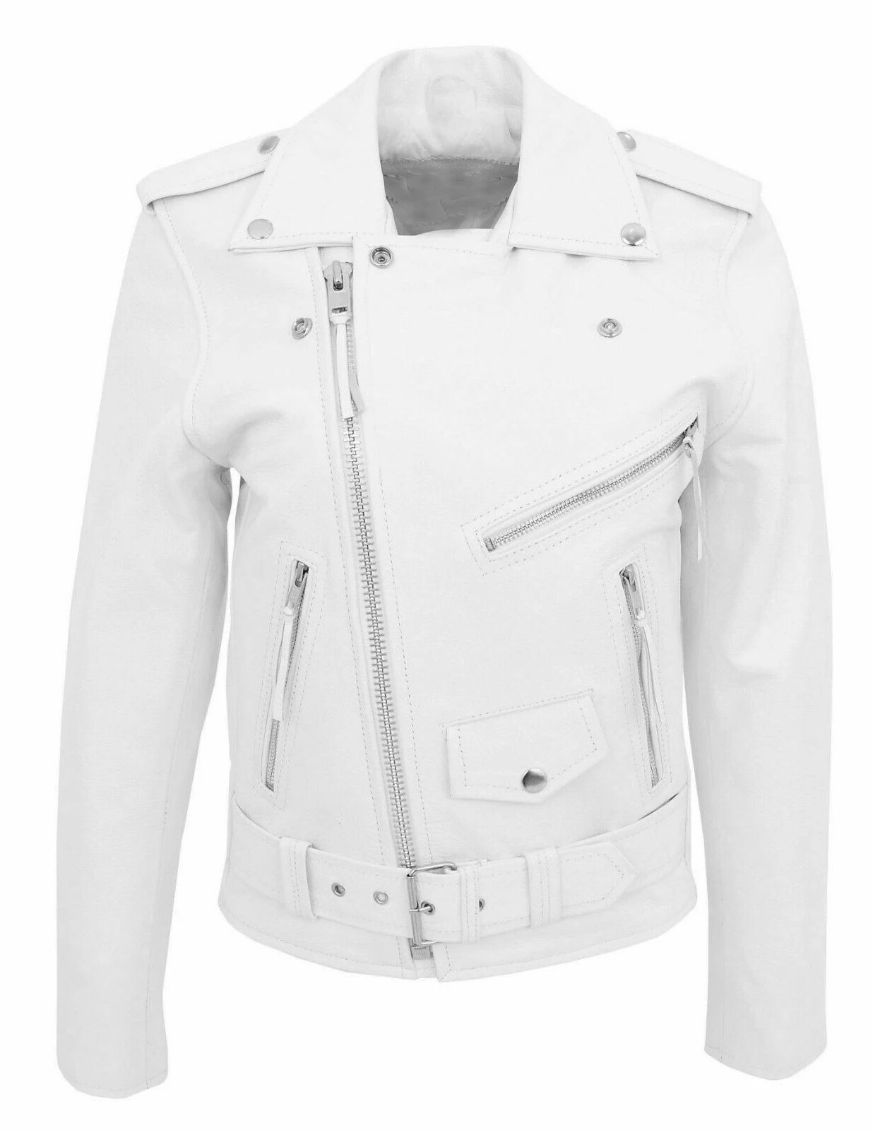 Veste Moto Premium Lencensa - Cuir PU Slim Fit - Qualité Exceptionnelle Mode