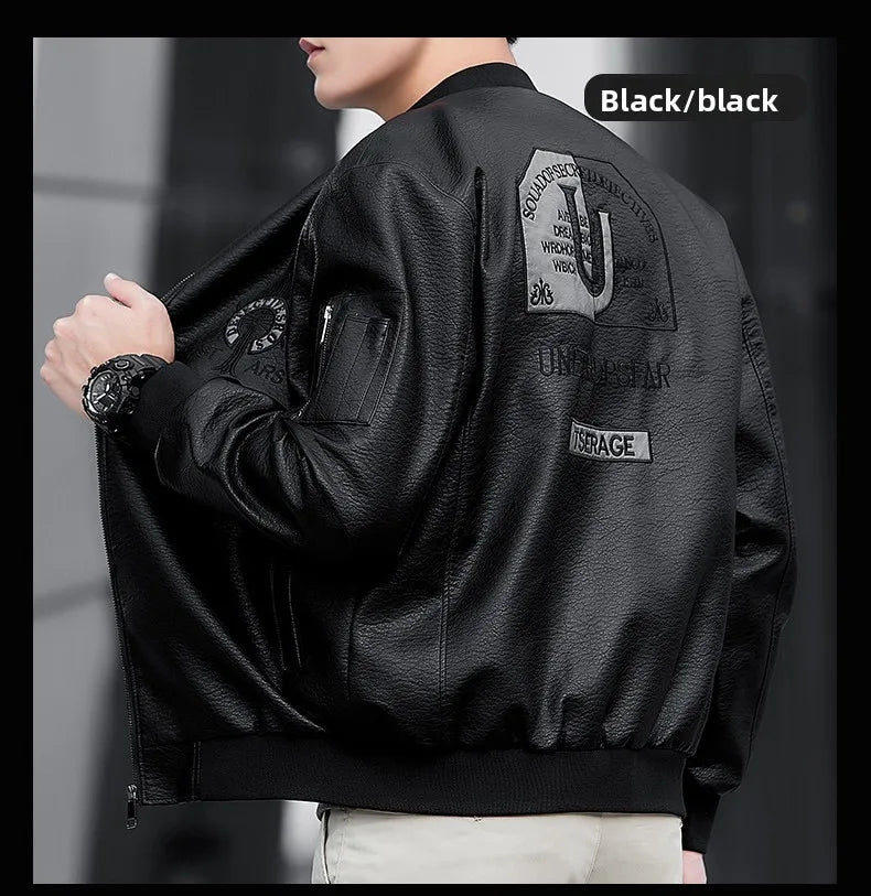 Veste en peluche épaisse pour hommes, de haute qualité, à la mode, belle veste en simili cuir, confortable et chaude, nouvelle collection