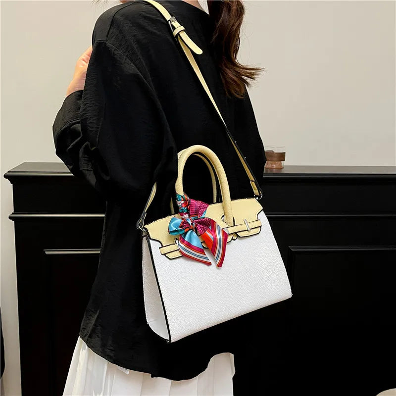 Sac à main de luxe léger et Portable pour femmes, sac à main de tempérament pratique, multifonctionnel, polyvalent, grande capacité, mode Simple - Lencensa 