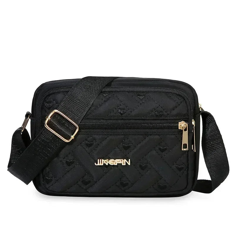 Sac à main en cuir souple pour femme, multi-poches, résistant à l'usure, haute qualité, sac messager initié, luxe, mode