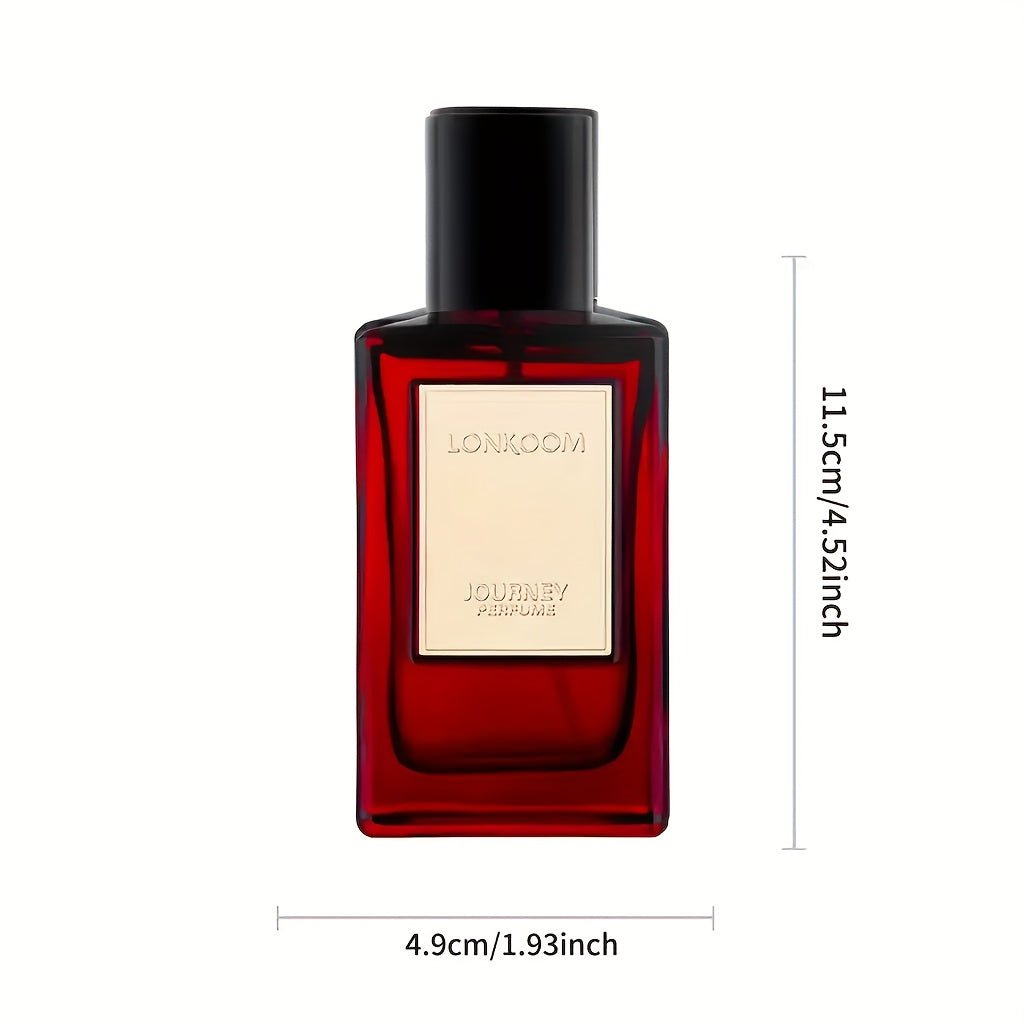 3.4oz Long-Lasting Eau De Parfum Spray Perfume for Women - Oriental Floral Notes, Perfect for Business, Office, Daily, Travel, and Gift-Giving (LONKOOM JOURNEY) - Lencensa 