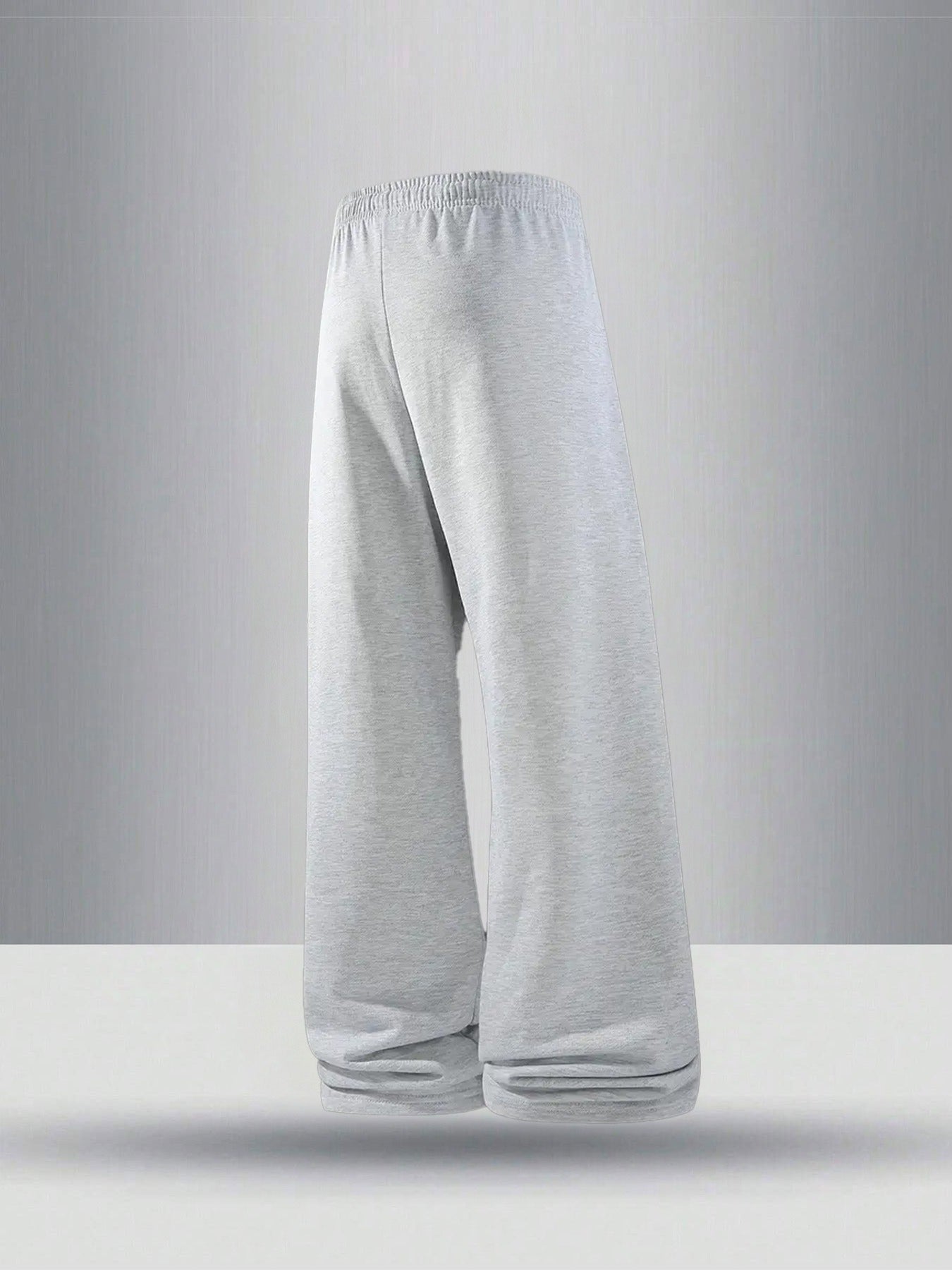 Lencensa - Jogging Homme Coupe Large Tricot Beige