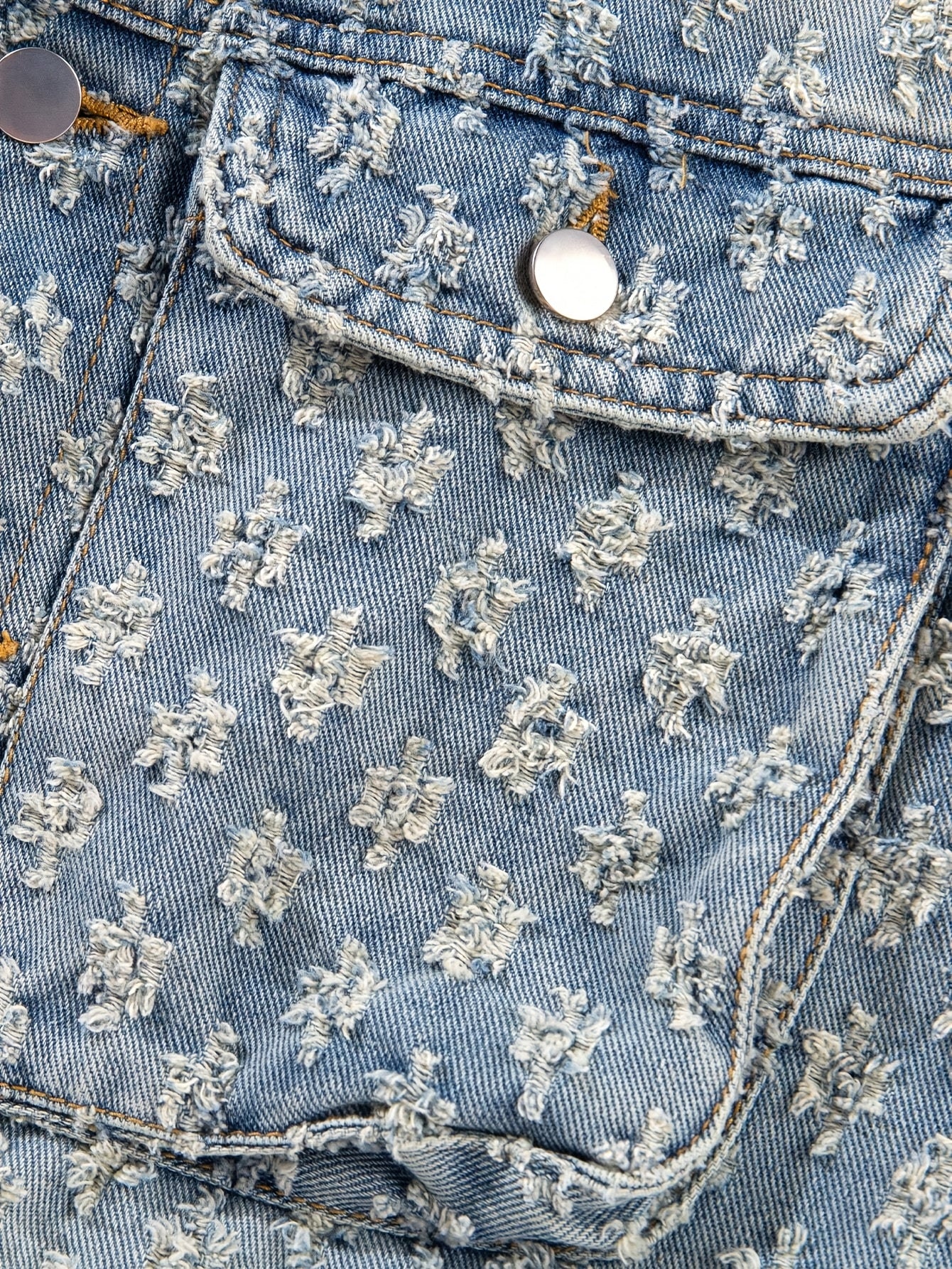 Veste Streetwear Vintage Lencensa - vrai Denim Épaules Tombantes Homme