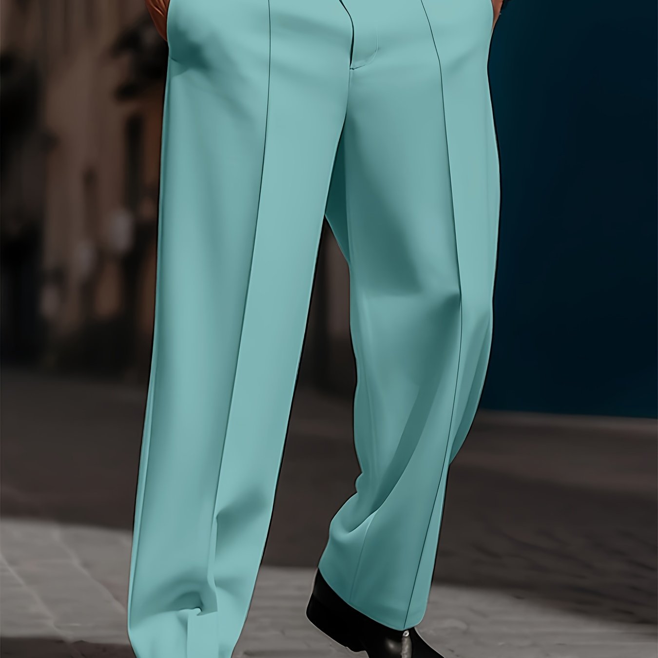 Pantalon Coupe Droite Lencensa - Casual Confortable Homme