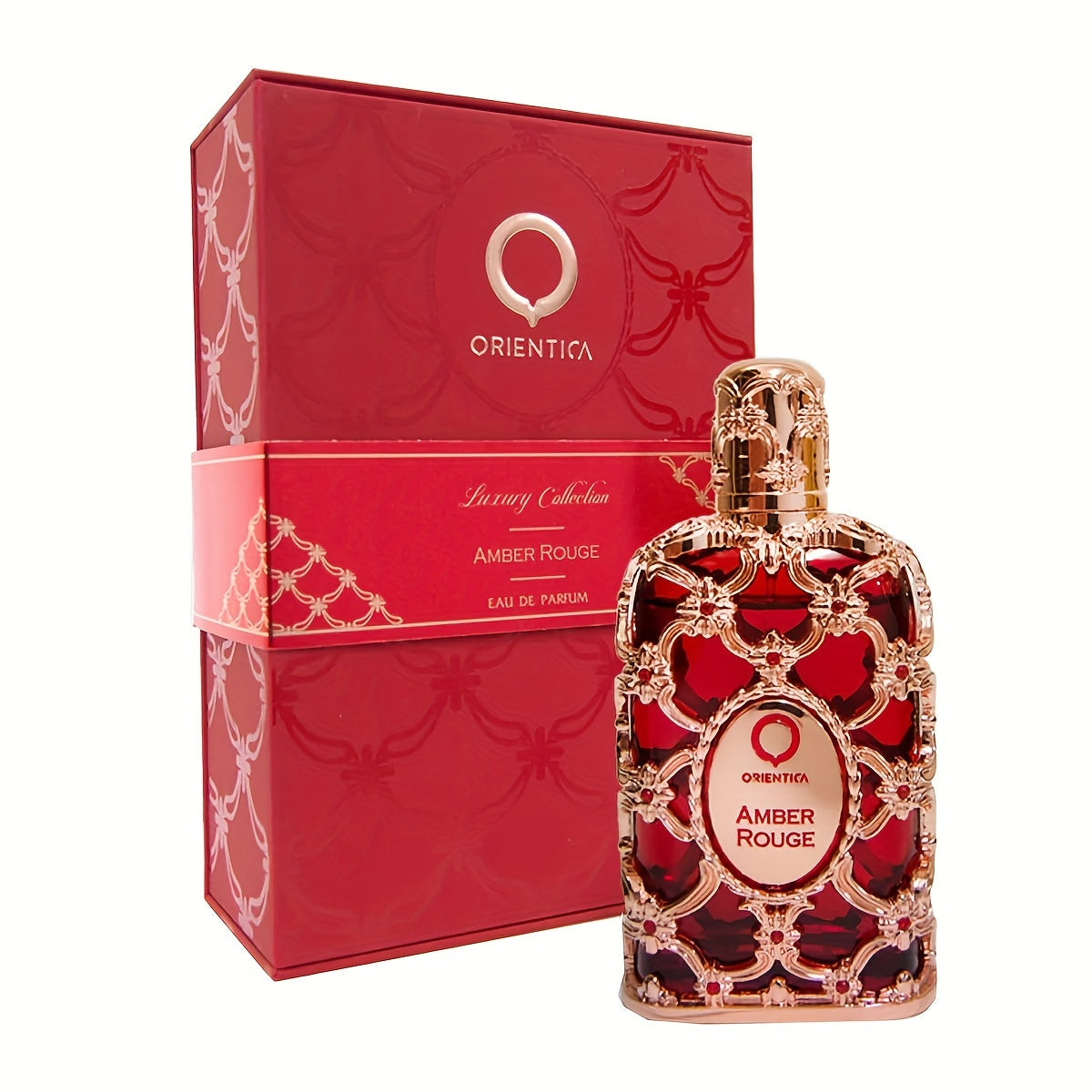 Rouge Amber 80ml - Parfum Oriental Femme Bois & Fleurs