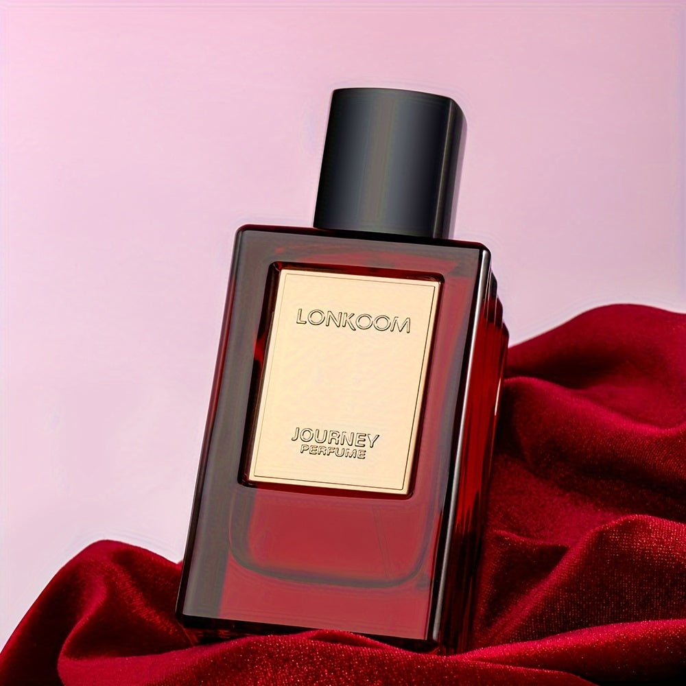 3.4oz Long-Lasting Eau De Parfum Spray Perfume for Women - Oriental Floral Notes, Perfect for Business, Office, Daily, Travel, and Gift-Giving (LONKOOM JOURNEY) - Lencensa 