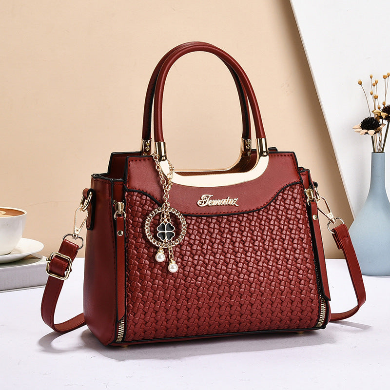 Women's Large Capacity PU Tote Bag - Lencensa 