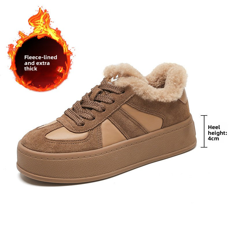 Women's Thick Sole Casual Sneakers - Lencensa 