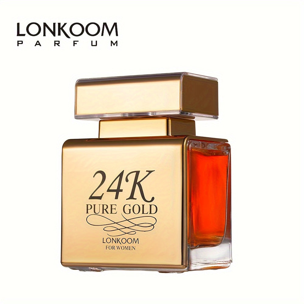 LONKOOM 24K Or Pur 100ml - Eau de Parfum Femme Luxe