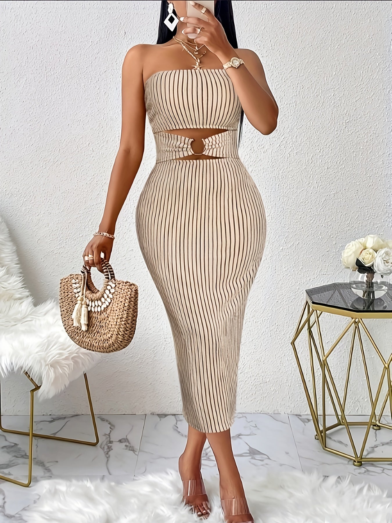 Lencensa - Robe de Soirée Élégante Bustier Sirène