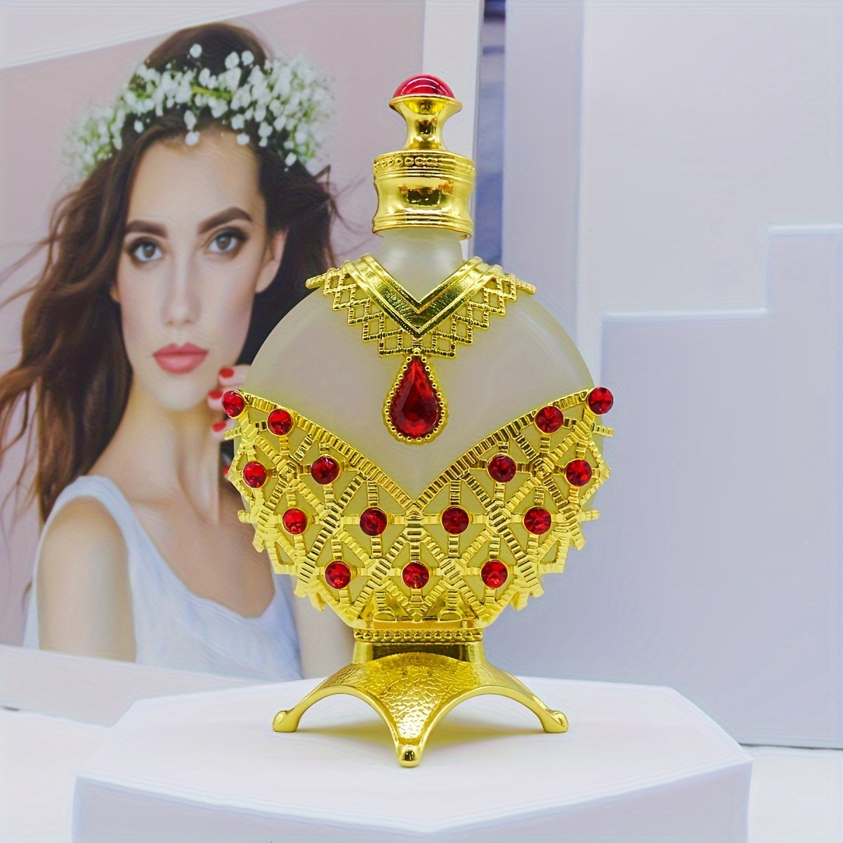 Lencensa Huile Parfum Arabe 12ml - Femme Dorée Longue Durée