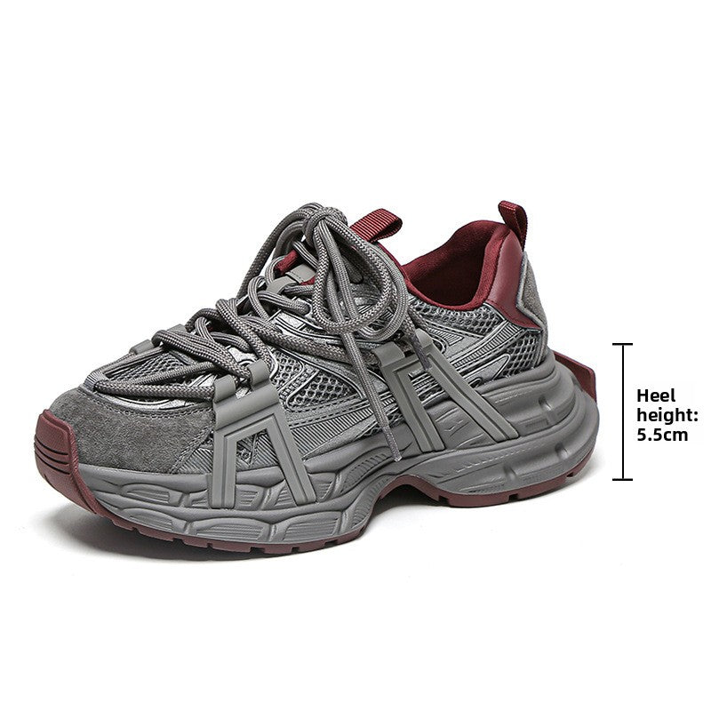 Women's Thick Sole Casual Sneakers - Lencensa 