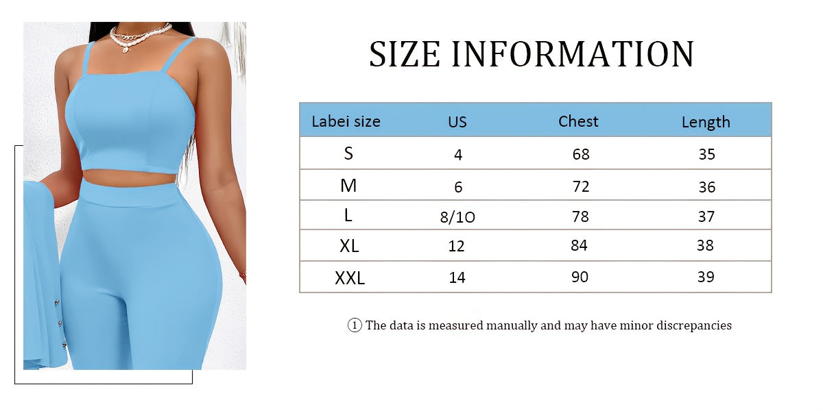 Women's Elegant 3pcs Beige/Beige/Nude Suit Set - Tailored Collar Blazer, Structured Wide-Leg Pants & Wrinkle-Resistant Tailored Blazer Jacket with Matching Pants - Office, Wedding, Formal Events - Machine Washable & Versatile - Lencensa 