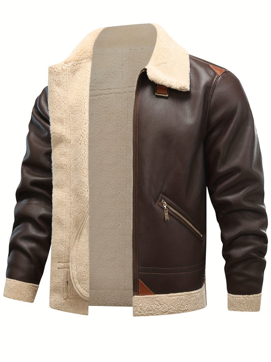 Veste Homme Polaire - Coupe-Vent Automne Hiver - Lencensa 