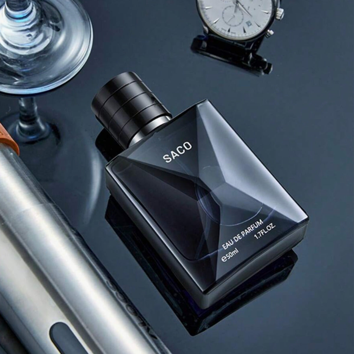 Parfum d'Homme De Luxe Romantique 1.7 Fl.oz - Parfum d'Eau Longue Durée Aromathérapie Masculine Fraîche Et Florale sans Alcool Et Phthalates Idéal Pour Les Sorties Et l'Usage Daily