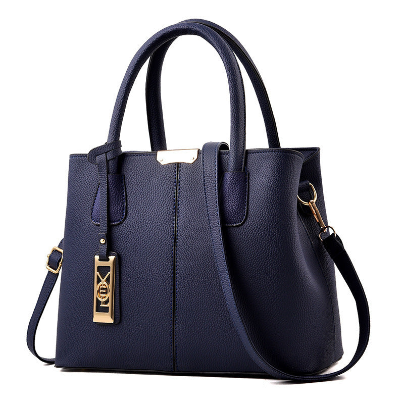 Simple PU Leather Women Shoulder Bag - Lencensa 