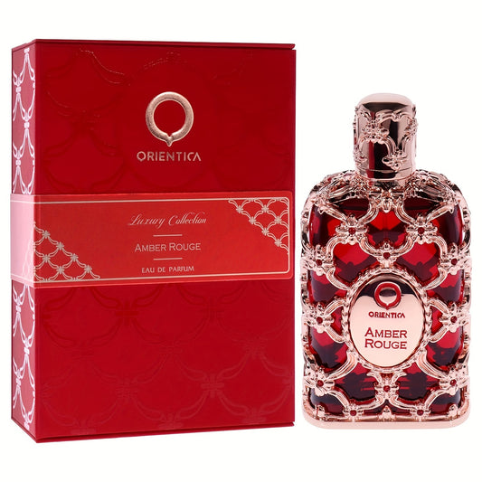 Rouge Amber 80ml - Parfum Oriental Femme Bois & Fleurs