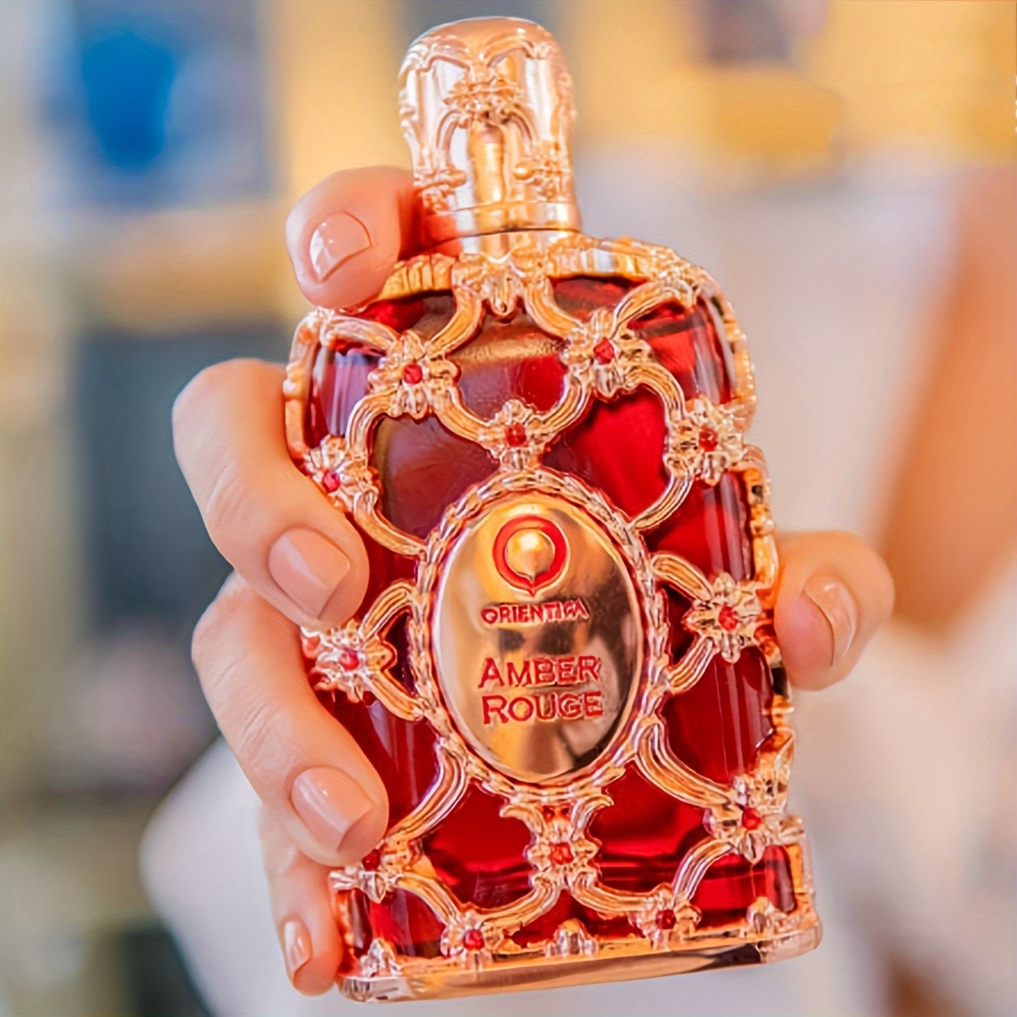 Amber Rouge Luxe - Parfum Oriental Unisexe Longue Durée