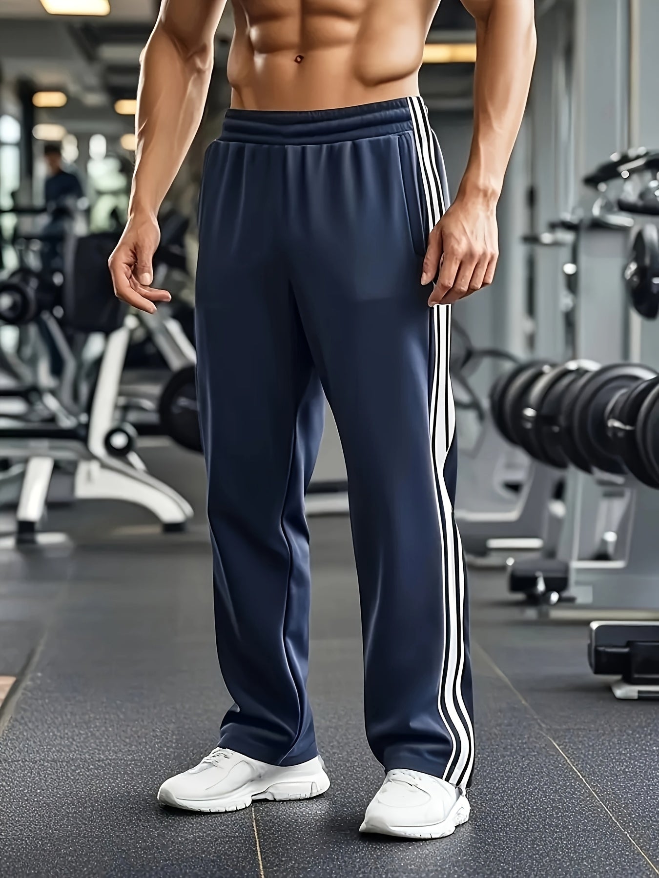 Lencensa - Pantalon Homme Décontracté Cordon Quatre Saisons