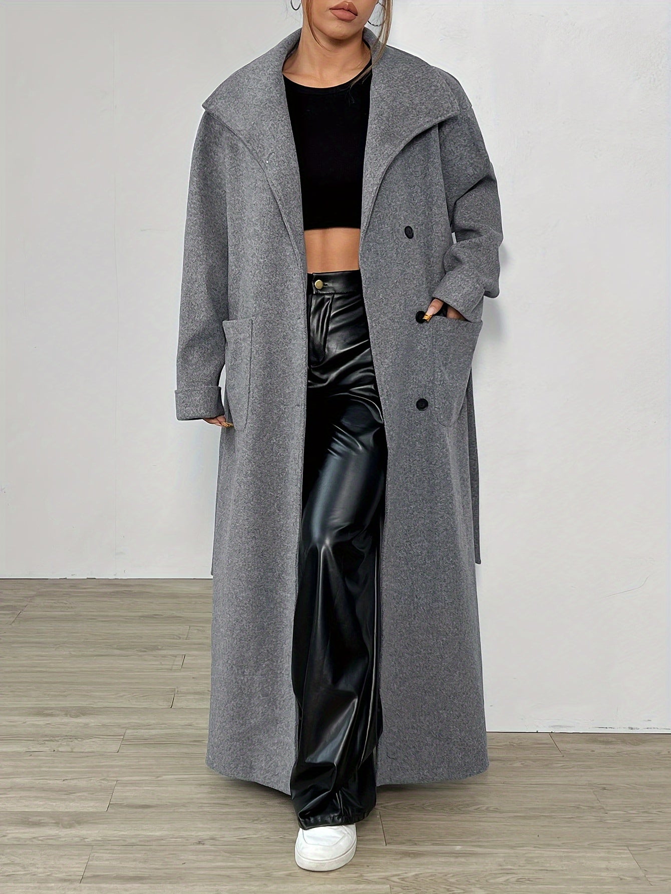 Women's Solid Color Casual Long Sleeve Regular Coat - Lencensa 