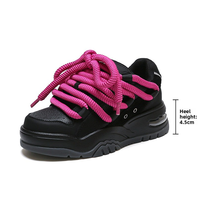 Women's Thick Sole Casual Sneakers - Lencensa 