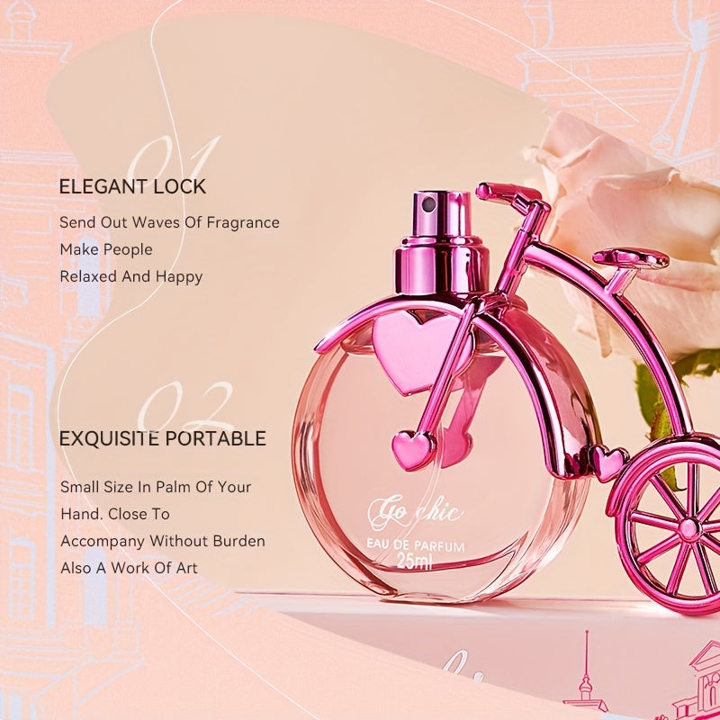 Parfum Rose Intense 25ML Oriental Floral Fragrance Eau De Parfum Spray Durable Et Charmant Pour Femmes Avec Boîte Cadeau