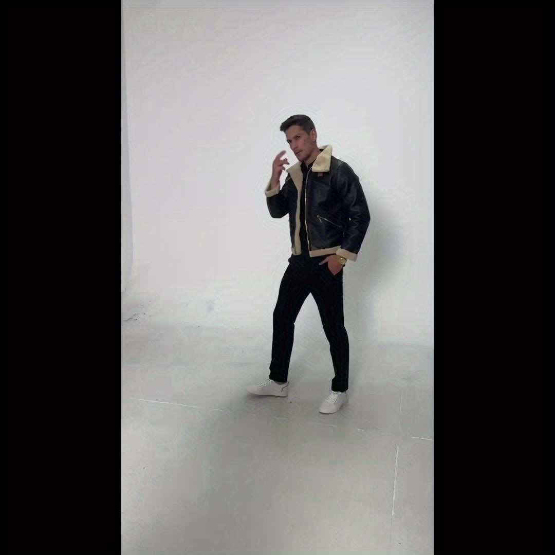 Veste Homme Polaire - Coupe-Vent Automne Hiver - Lencensa 