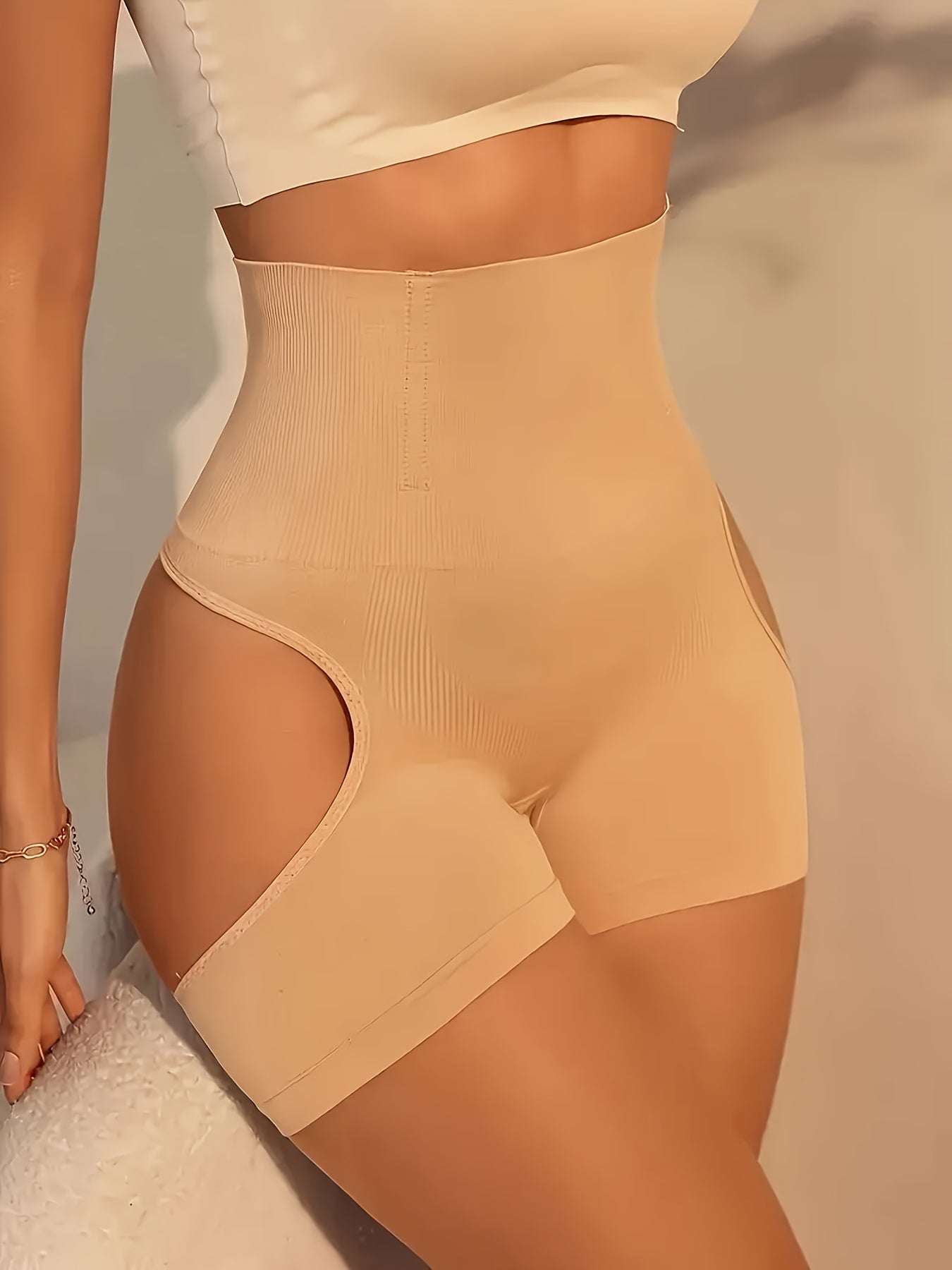 Lencensa - Culotte Gainante Taille Haute Sans Coutures