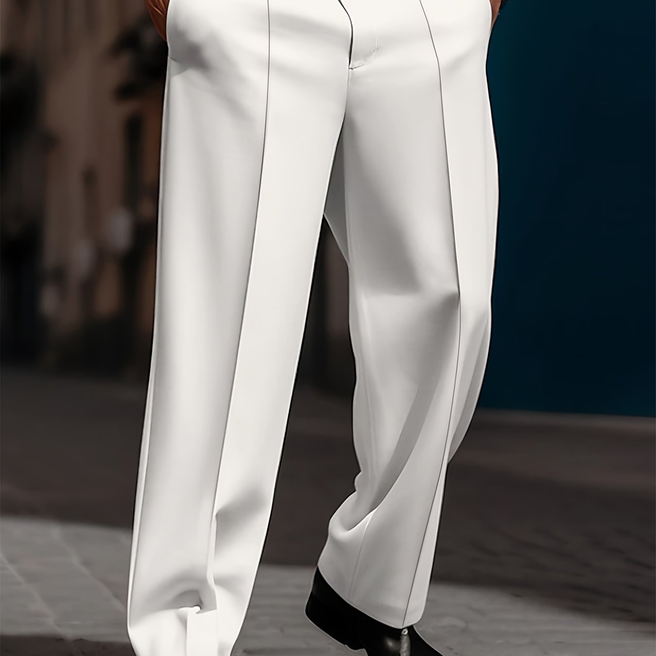 Pantalon Coupe Droite Lencensa - Casual Confortable Homme