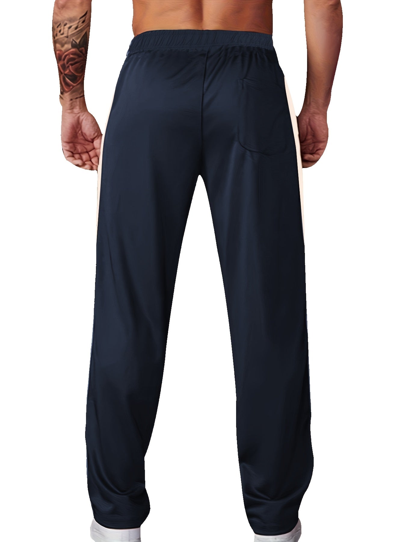 Lencensa - Pantalon Homme Décontracté Cordon Quatre Saisons