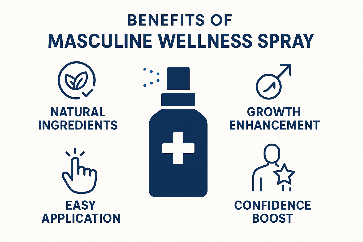 Spray Croissance Masculine - Soin Épaississant et Fortifiant pour Homme - Lencensa 