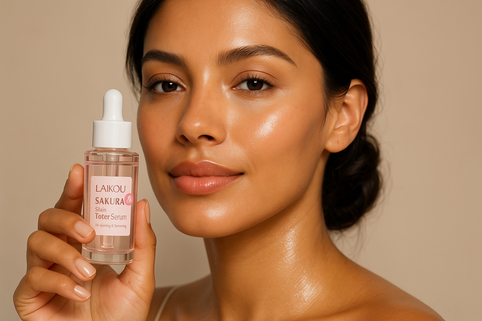 Sakura – sérum blanchissant pour le visage, Anti-âge, estompe les ridules, resserre les Pores, améliore le Pigment de mélanine, hydratant terne, éclaircissant, soins pour la peau - Lencensa 