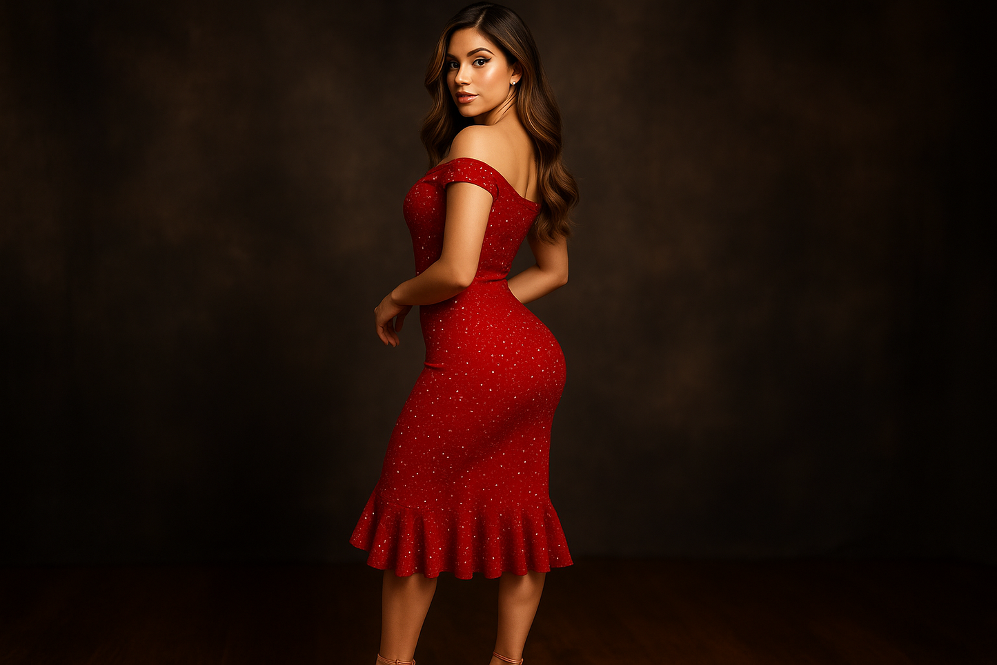 Modèle latina sophistiquée