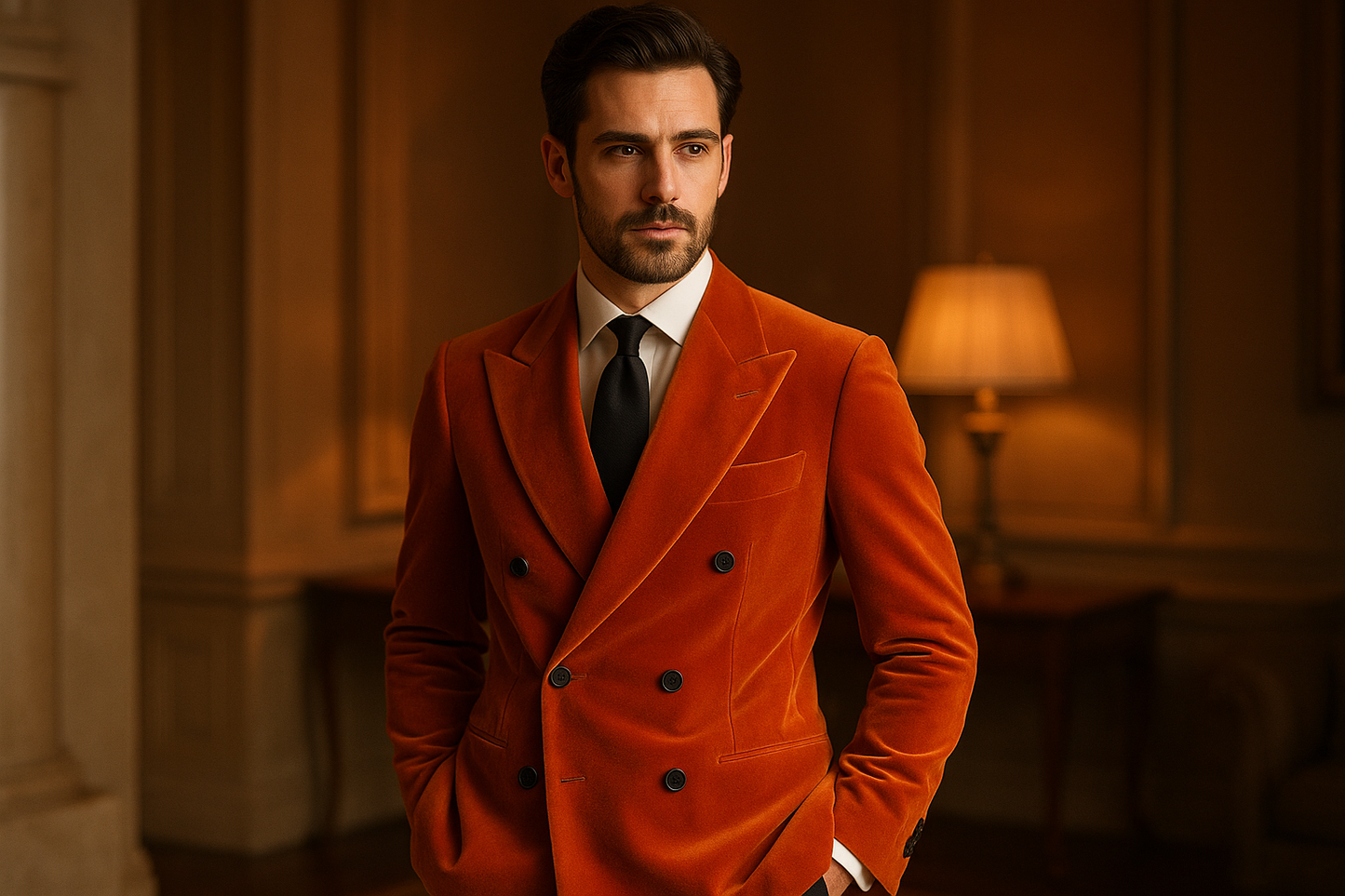 Photo lifestyle avec modèle - Orange